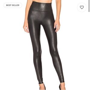 SPANX FAUX LEATHER LEGGINGS